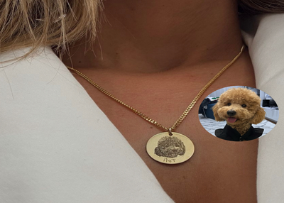 Personalized Pet Portrait Necklace