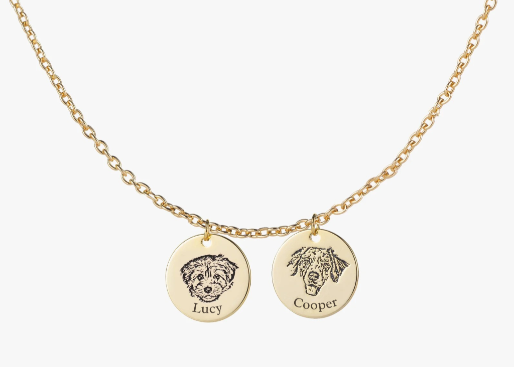 Personalized Pet Portrait Necklace
