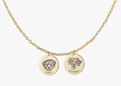 Personalized Pet Portrait Necklace