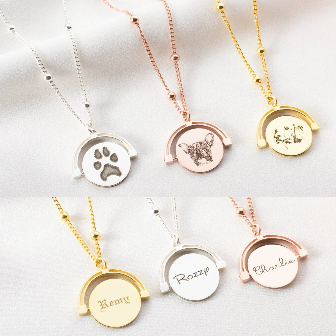 Pet Portrait Chain Necklace