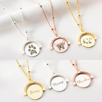 Pet Portrait Chain Necklace